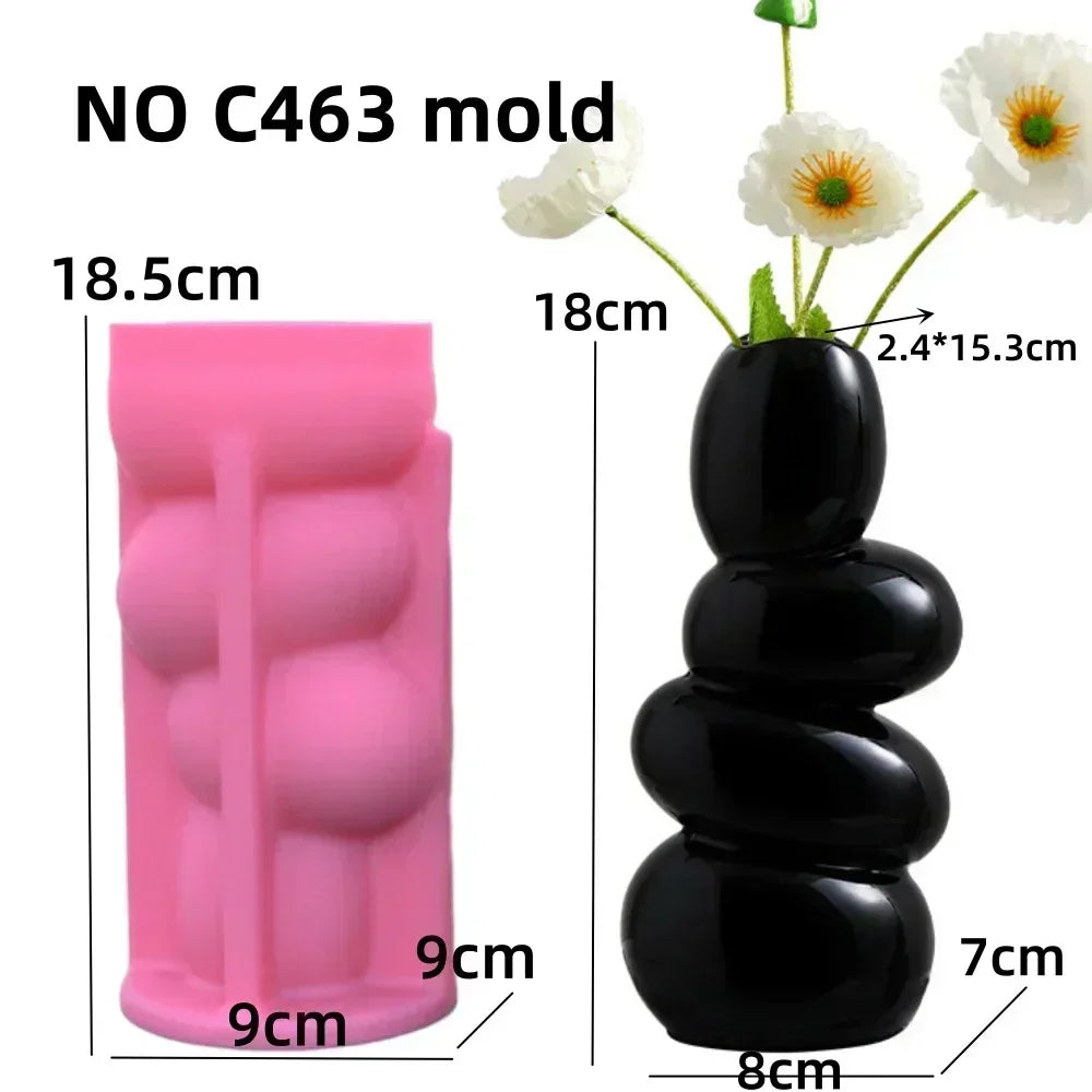 Food Grade Silicone Heart Vase Mold | Resin Concrete Candle Casting | Multiple Sizes NZ