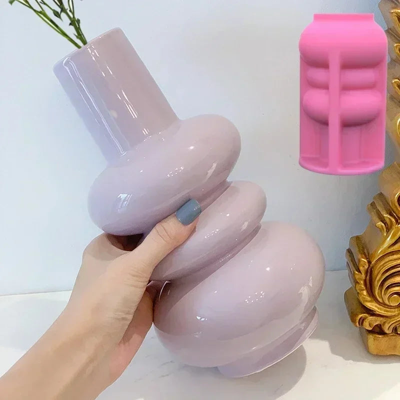 Food Grade Silicone Heart Vase Mold | Resin Concrete Candle Casting | Multiple Sizes NZ