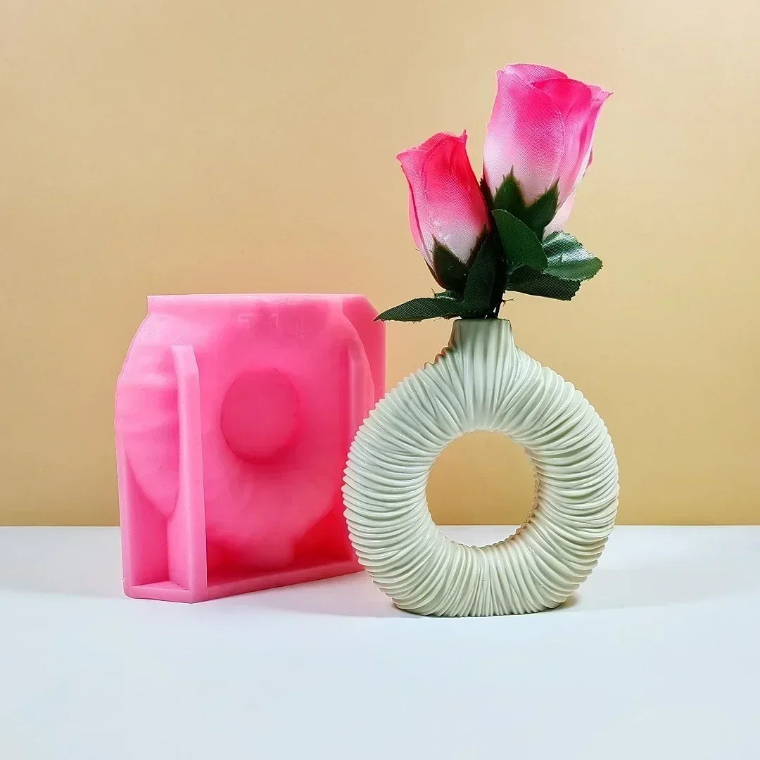 Food Grade Silicone Heart Vase Mold | Resin Concrete Candle Casting | Multiple Sizes NZ