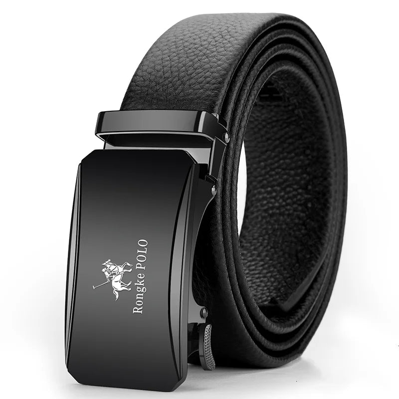 Men's Genuine Leather Belt | Metal Buckle | Adjustable 110–130cm | Multiple Colours NZ
