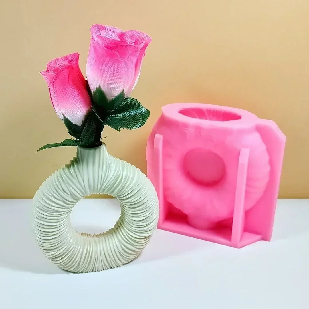Food Grade Silicone Heart Vase Mold | Resin Concrete Candle Casting | Multiple Sizes NZ