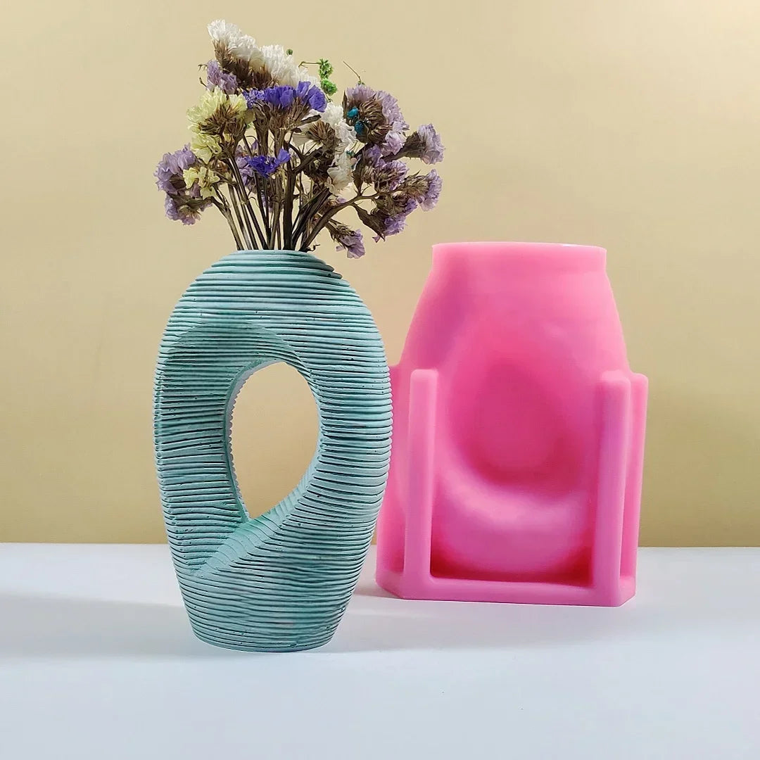 Food Grade Silicone Heart Vase Mold | Resin Concrete Candle Casting | Multiple Sizes NZ