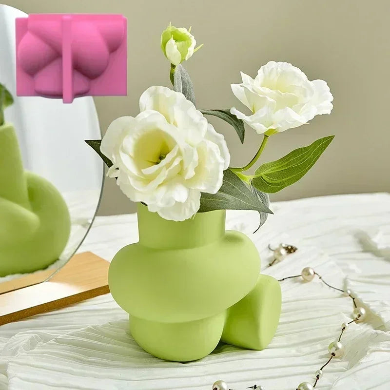 Food Grade Silicone Heart Vase Mold | Resin Concrete Candle Casting | Multiple Sizes NZ