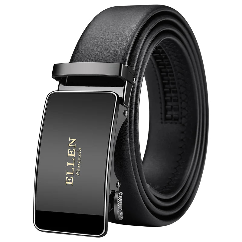 Men's Genuine Leather Belt | Metal Buckle | Adjustable 110–130cm | Multiple Colours NZ