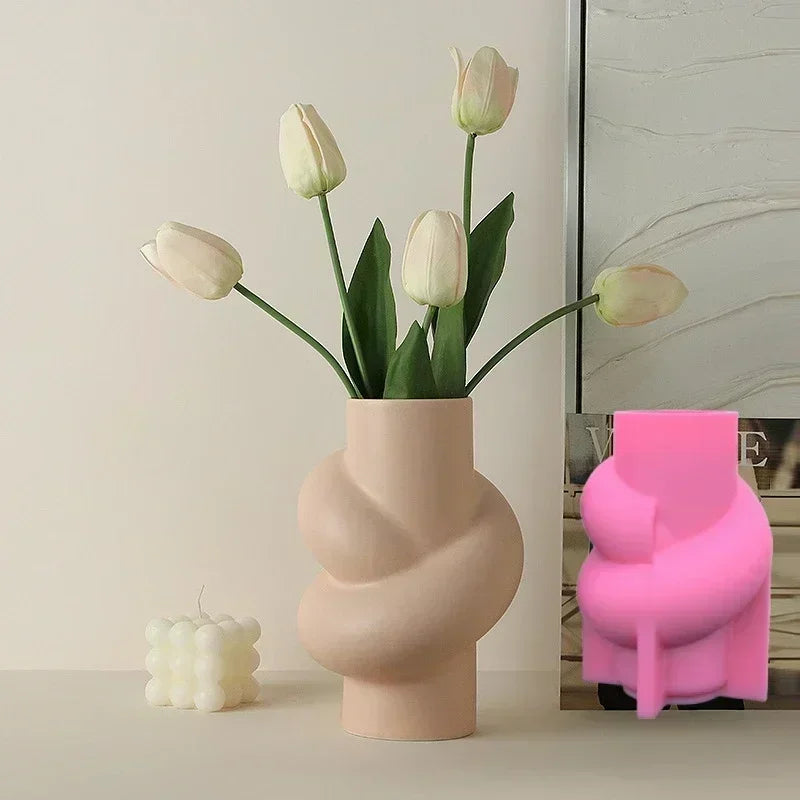 Food Grade Silicone Heart Vase Mold | Resin Concrete Candle Casting | Multiple Sizes NZ