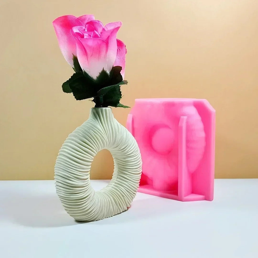 Food Grade Silicone Heart Vase Mold | Resin Concrete Candle Casting | Multiple Sizes NZ