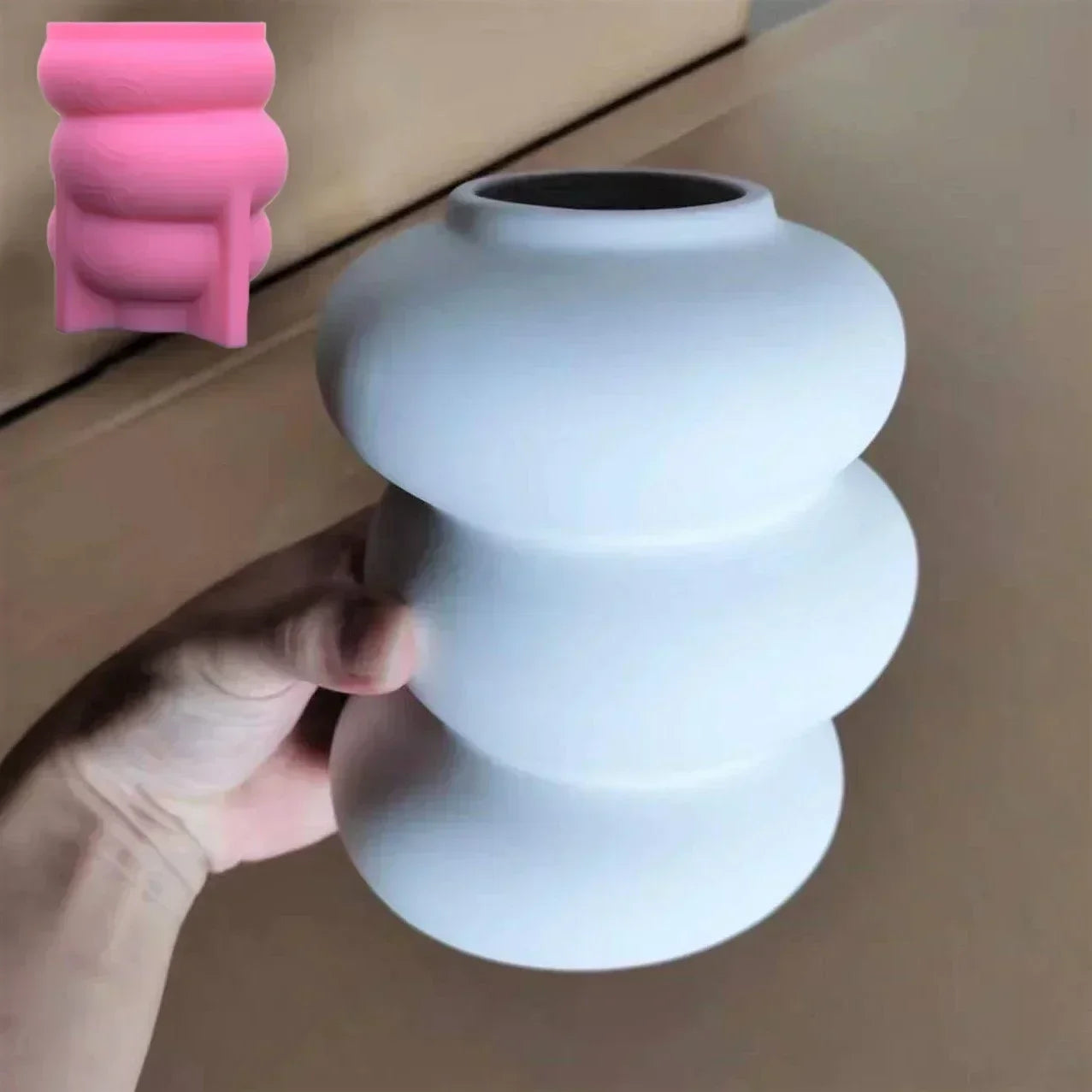 Food Grade Silicone Heart Vase Mold | Resin Concrete Candle Casting | Multiple Sizes NZ