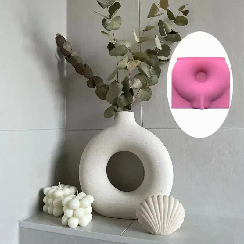 Food Grade Silicone Heart Vase Mold | Resin Concrete Candle Casting | Multiple Sizes NZ