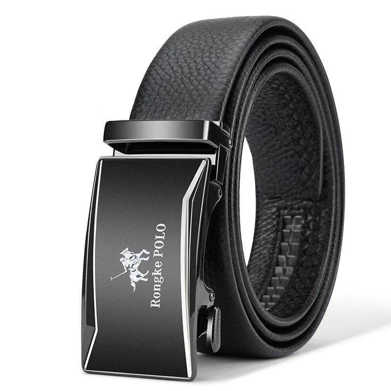Men's Genuine Leather Belt | Metal Buckle | Adjustable 110–130cm | Multiple Colours NZ