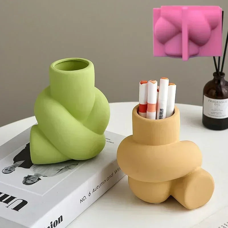 Food Grade Silicone Heart Vase Mold | Resin Concrete Candle Casting | Multiple Sizes NZ