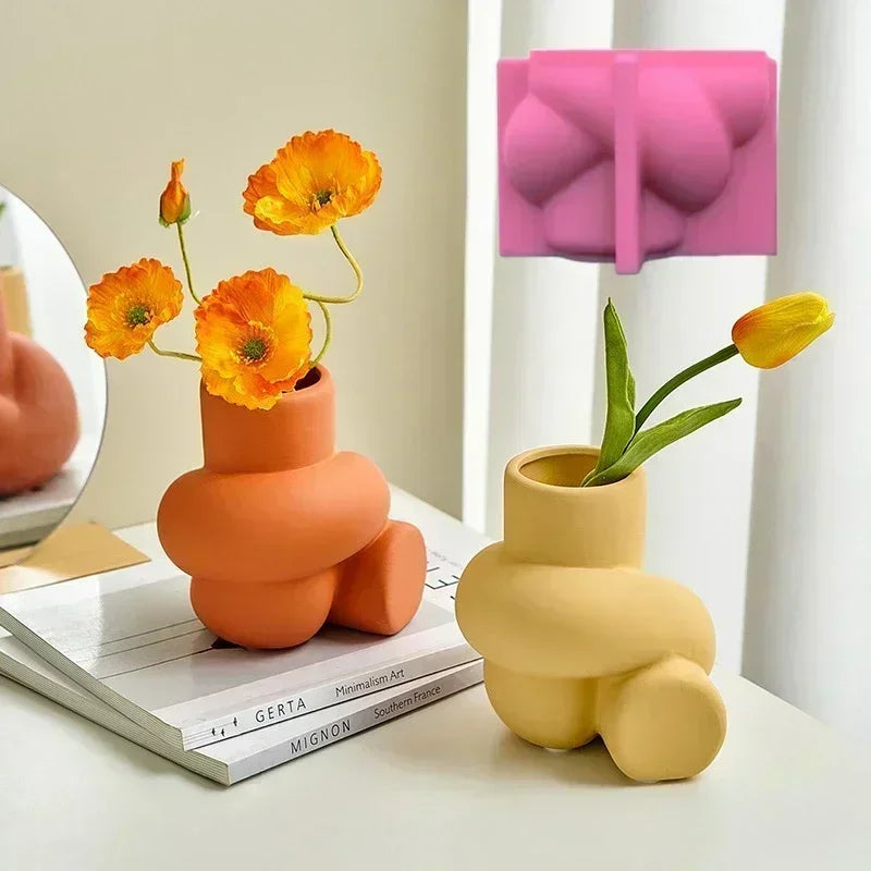 Food Grade Silicone Heart Vase Mold | Resin Concrete Candle Casting | Multiple Sizes NZ