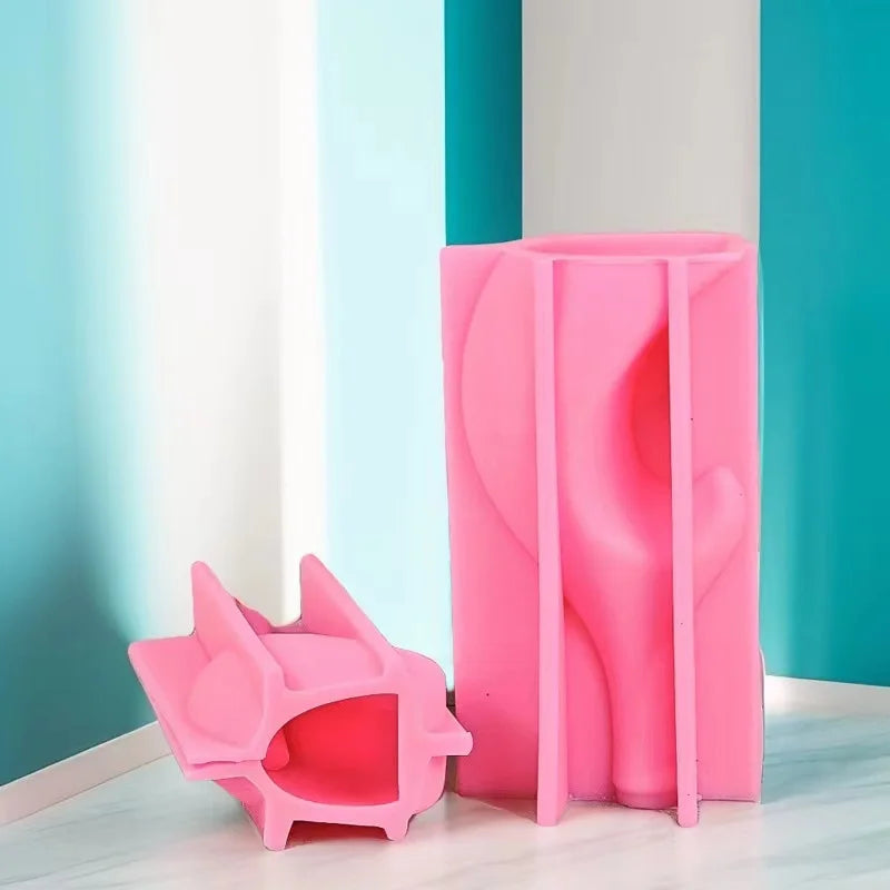 Food Grade Silicone Heart Vase Mold | Resin Concrete Candle Casting | Multiple Sizes NZ