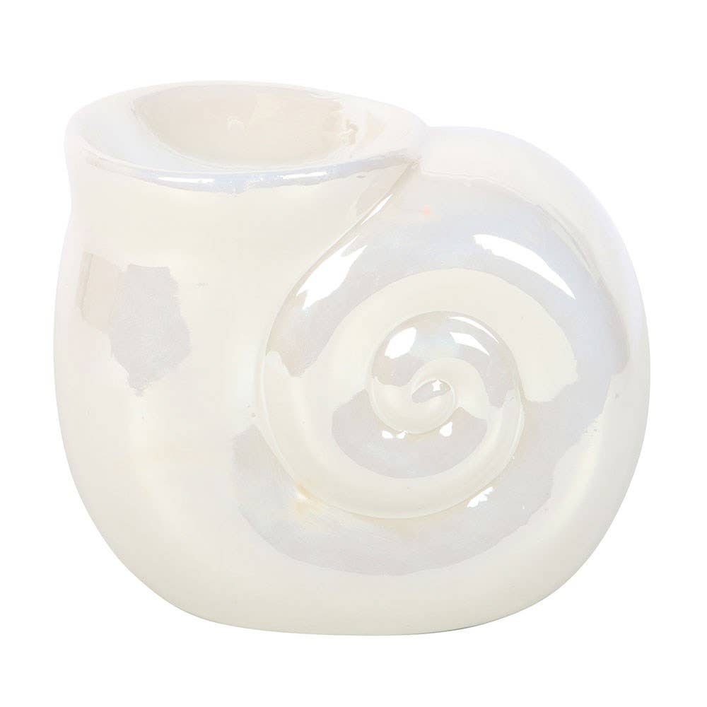 White ceramic rose on a white background