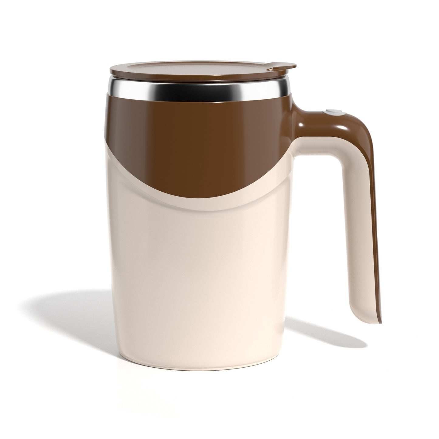 Magnetic Self-Stirring Cup | Rechargeable Electric Coffee & Tea Mug | White & Coffee NZ
