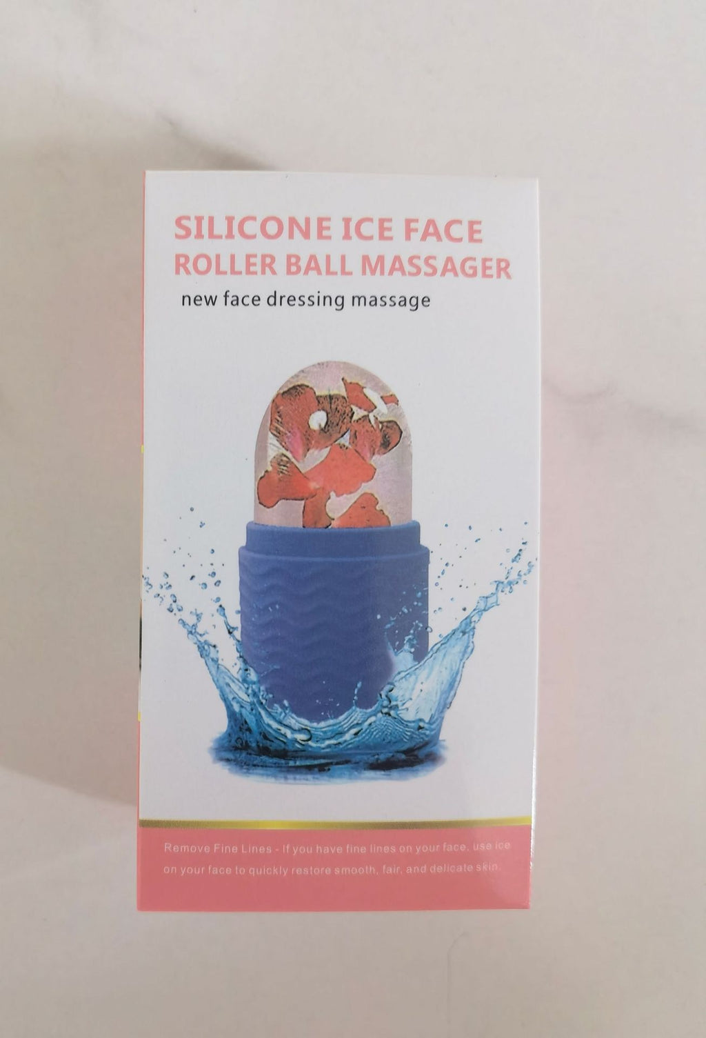 Facial Ice Roller Mold - Silicone Face Ice Tray for Skin Care & De-Puffing