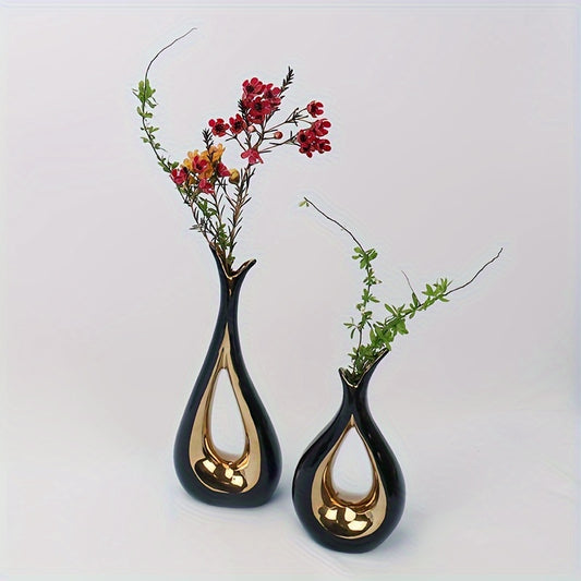 Ceramic Horn Vase Set | Contemporary Sculptural Flower Vases | Home Decor NZ