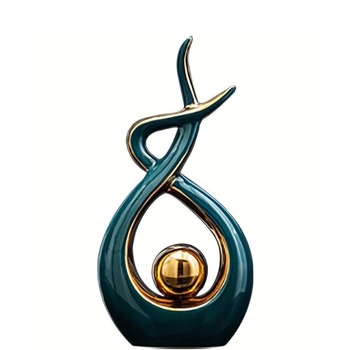 Abstract Geometric Ceramic Sculpture — Modern Art for Your Home