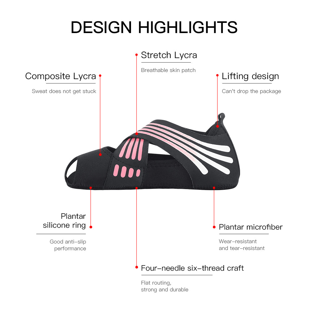 Non-Slip Yoga Shoes | Soft Sole Ballet Fitness & Pilates Dance Socks