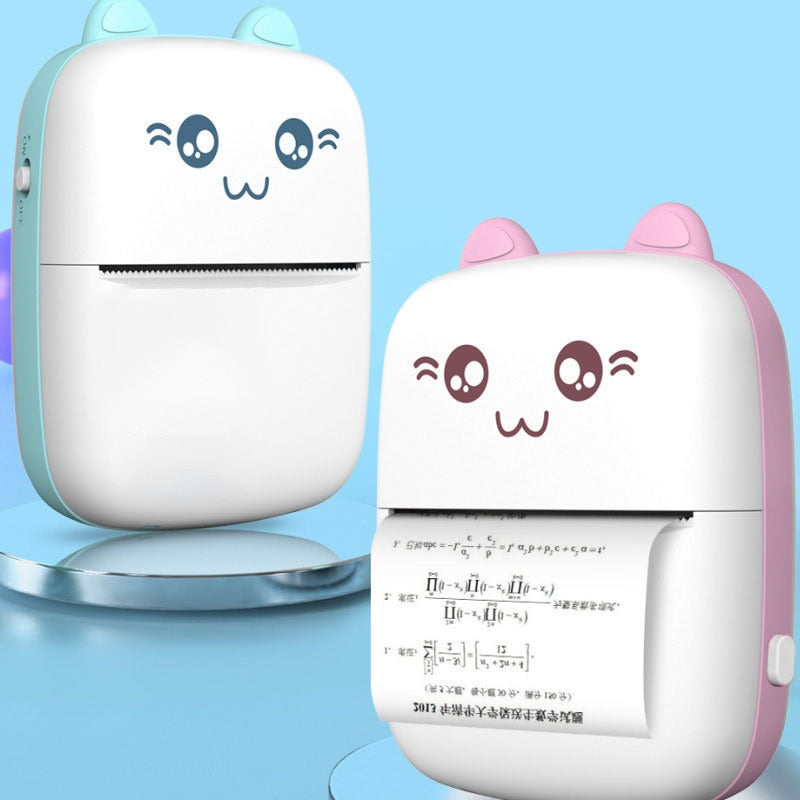 Mini Bluetooth Thermal Printer – Portable Pocket Photo & Label Printer