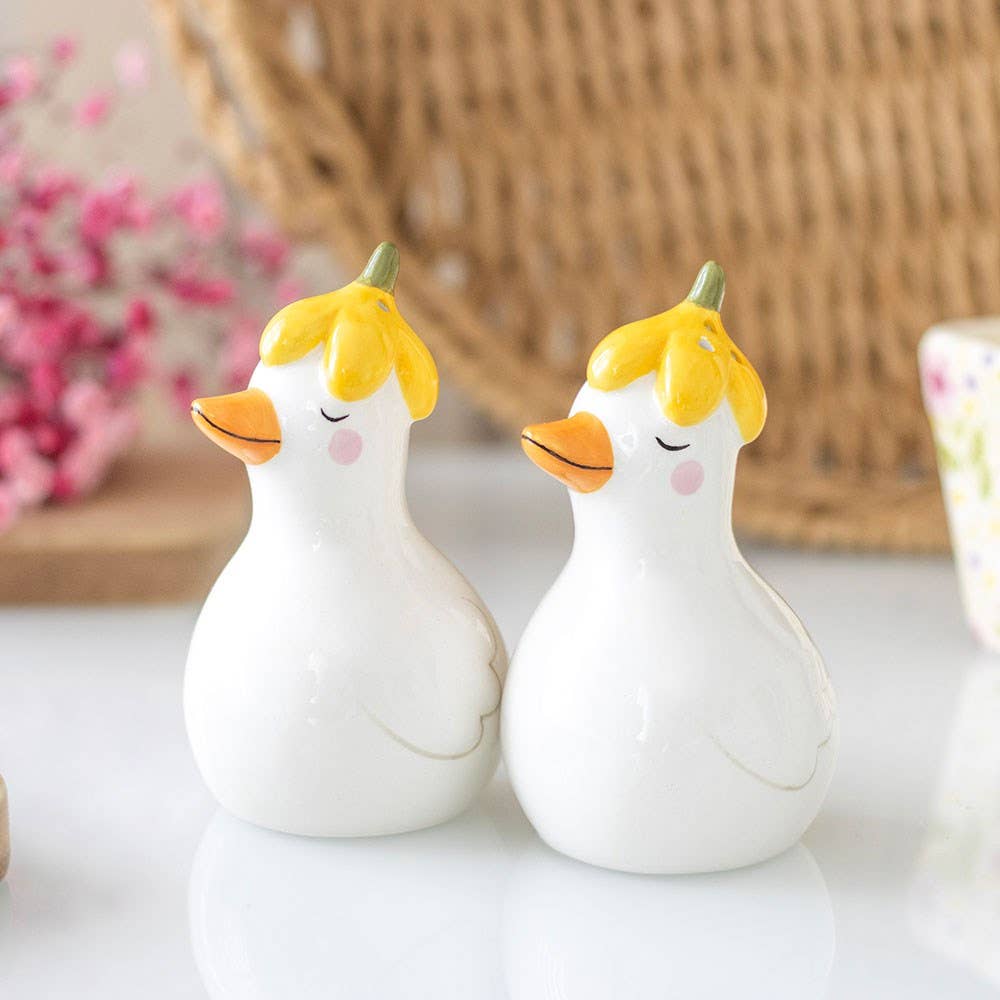 Daisy salt and pepper set