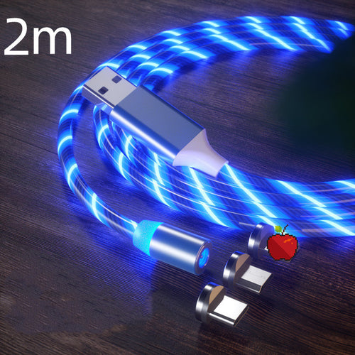 3-in-1 Magnetic LED Charging Cable
