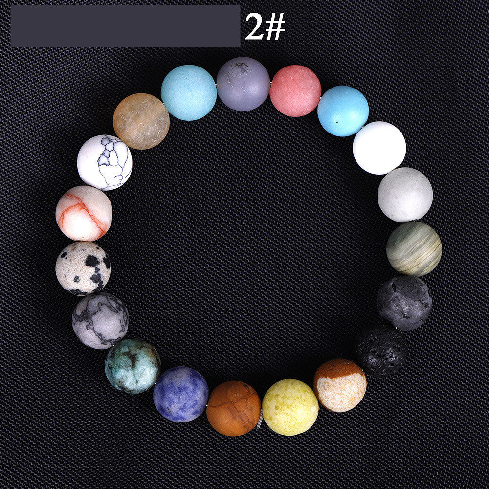 7 Chakra Lava Rock Bracelet – Natural Stone Mala Bead | Men & Women