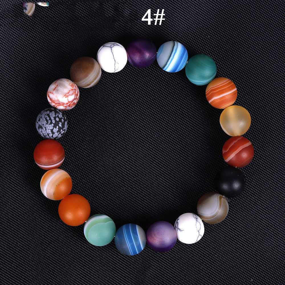 7 Chakra Lava Rock Bracelet – Natural Stone Mala Bead | Men & Women