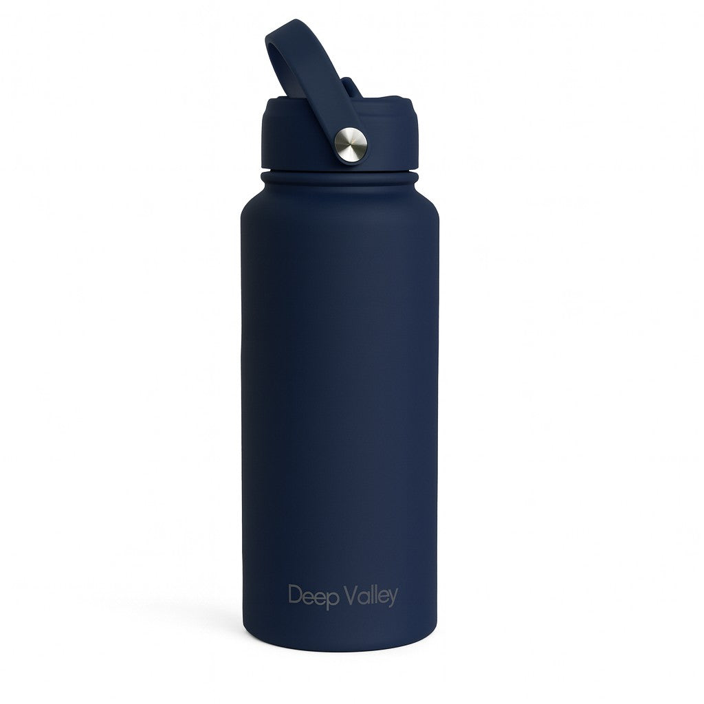 Bundle: Indigo Blue 1L Insulated Bottle + DayTrip Mini Bag