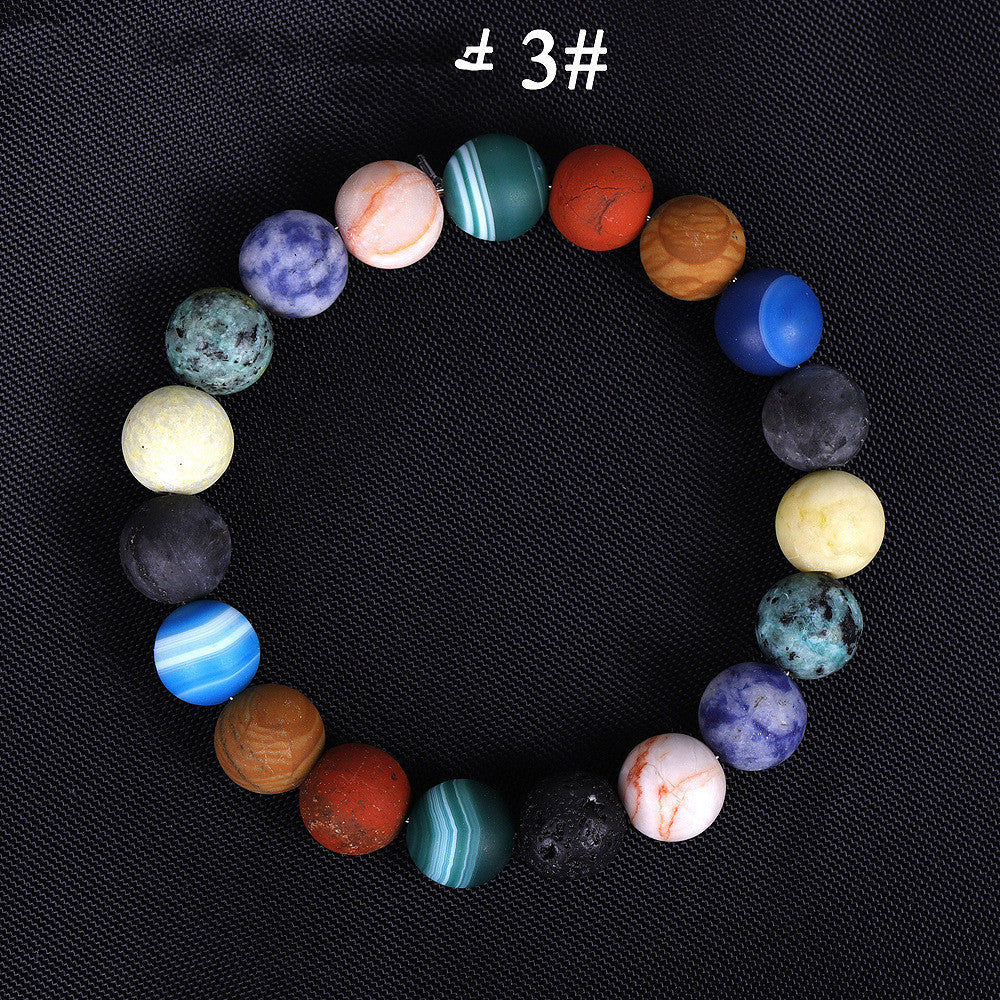 7 Chakra Lava Rock Bracelet – Natural Stone Mala Bead | Men & Women