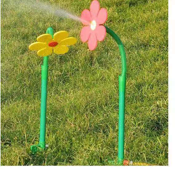 Dancing Daisy Garden Sprinkler | Fun Flower Lawn Watering Tool | Red Yellow White NZ