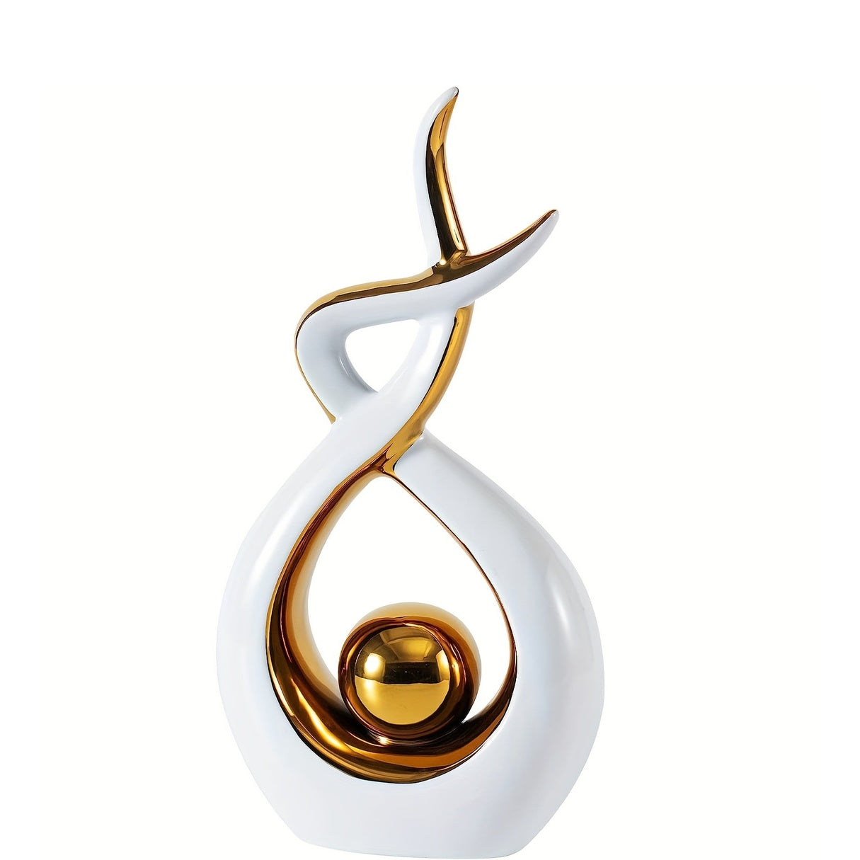 Abstract Geometric Ceramic Sculpture — Modern Art for Your Home