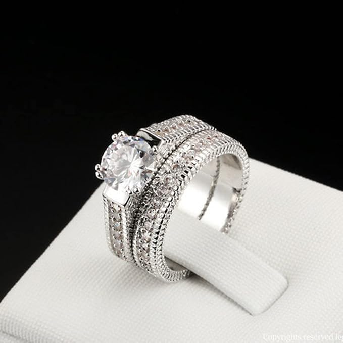 Luxury Infinite Spark Diamond Ring | Elegant Sparkle Ring