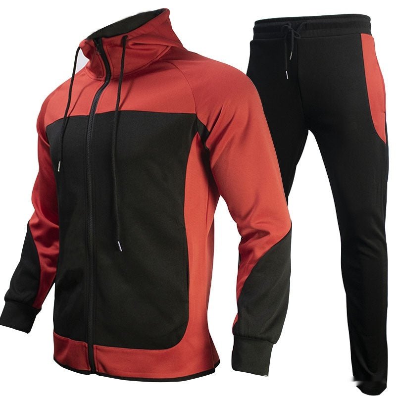 Contrast Sweatshirt Set for Men
