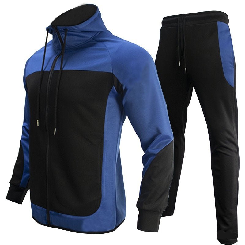 Contrast Sweatshirt Set for Men