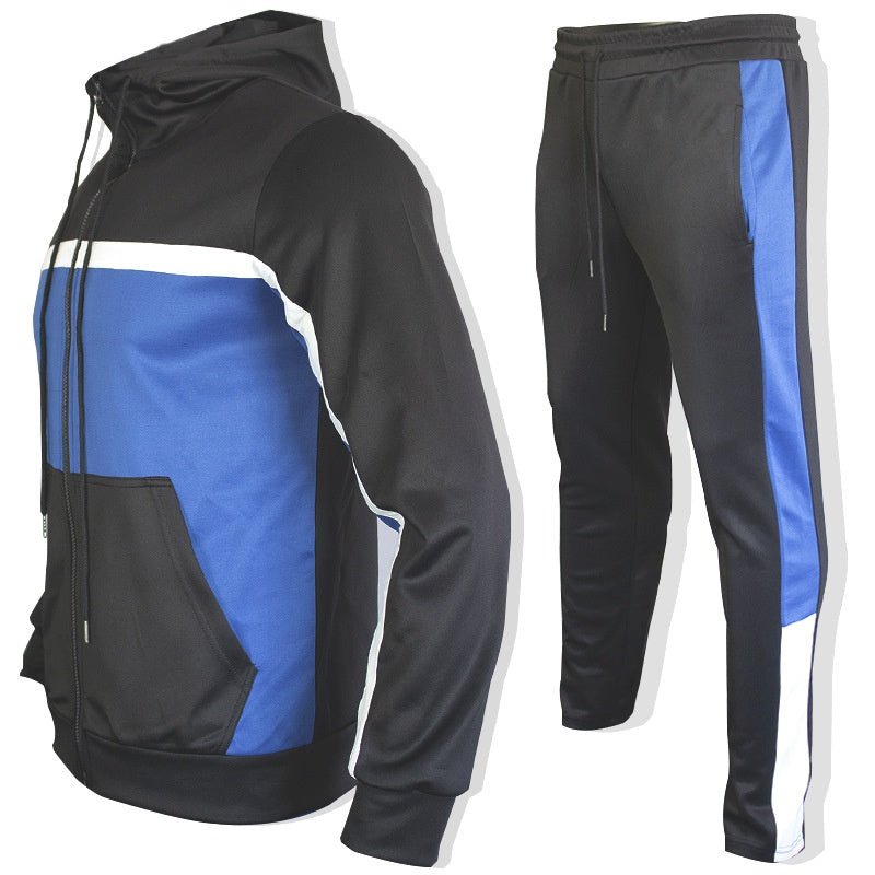Contrast Sweatshirt Set for Men