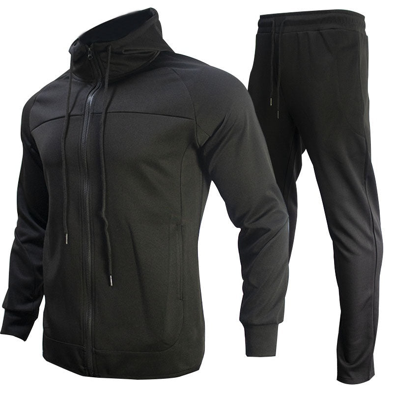 Contrast Sweatshirt Set for Men