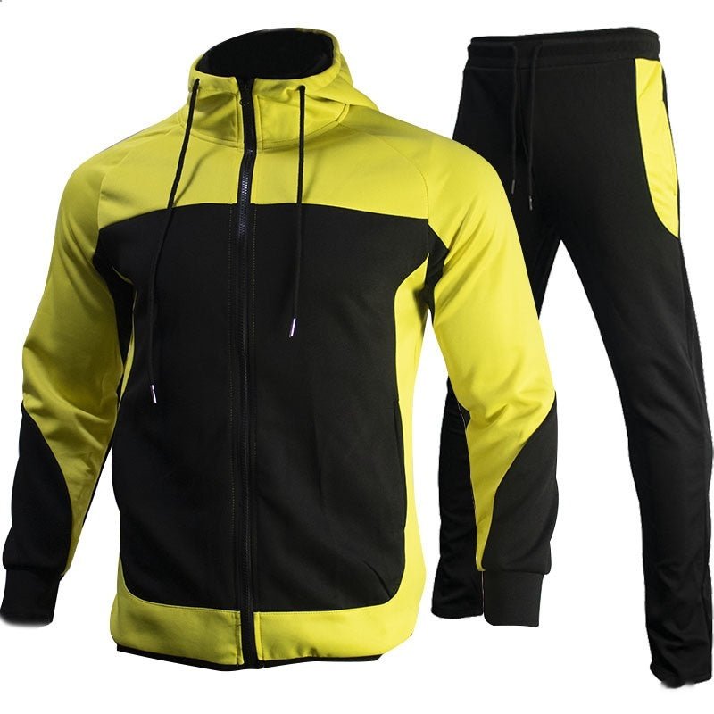 Contrast Sweatshirt Set for Men