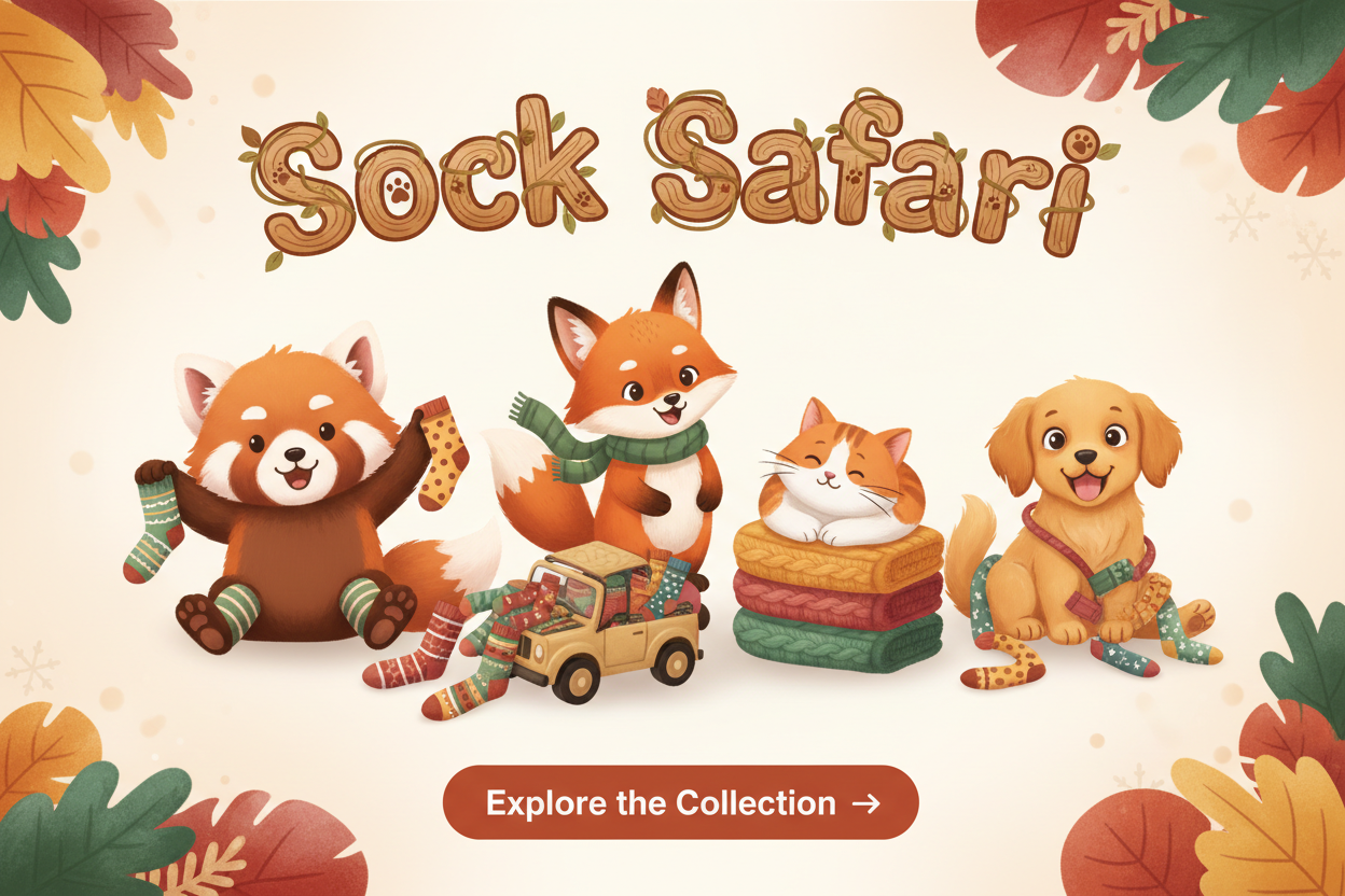 Sock Safari Banner