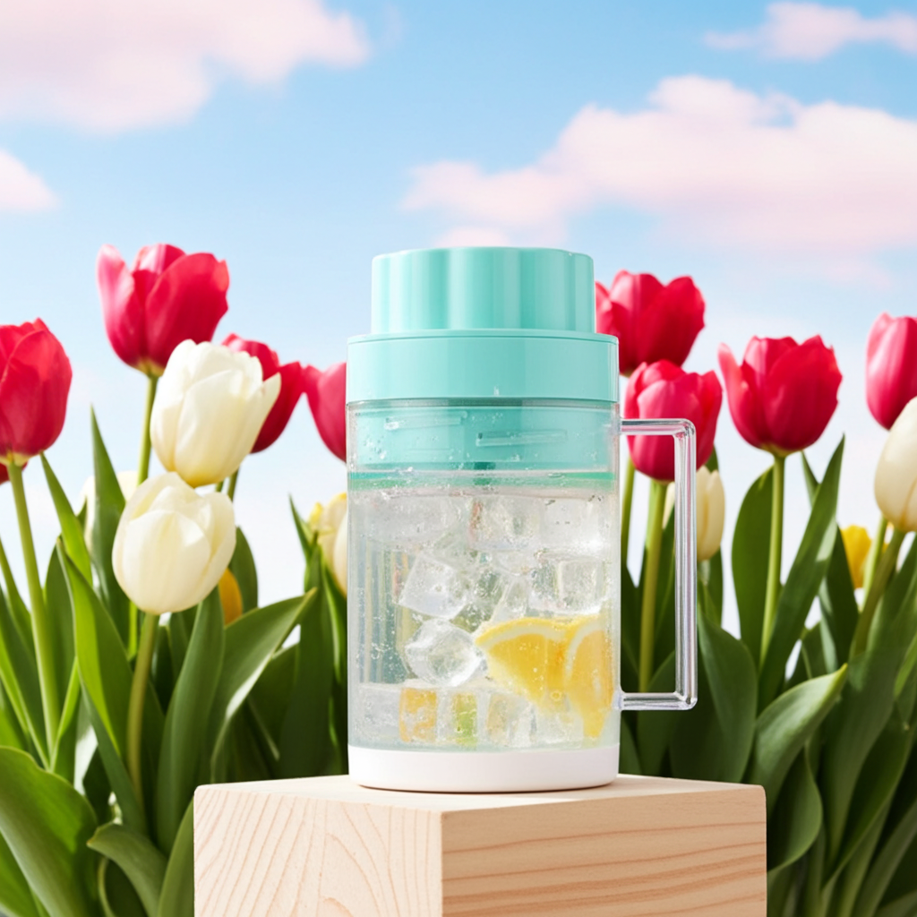 Portable Cold Press Juicer – 50W Rechargeable Juice Extractor | Jazeez