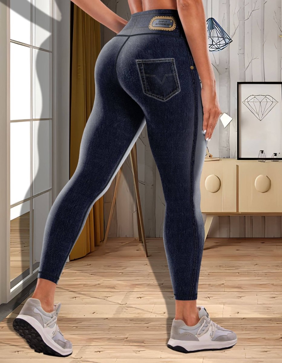 Denim Yoga Pants. Women's Comfortable Jeans